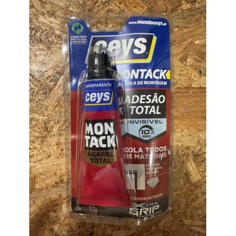 Cola de Montagem Montack Transparente Ceys
