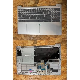 Teclado C/ Frame Completo Cinza Lenovo Ideapad 330s-15 Original Ref: 5CB0R07405 ( EM US COM ETIQUETAS EM PT )