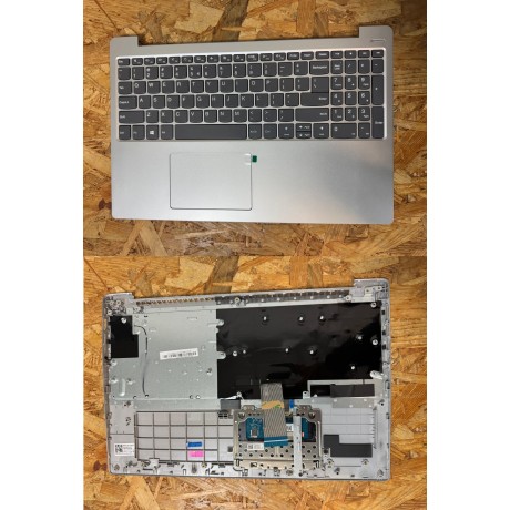 Teclado C/ Frame Completo Cinza Lenovo Ideapad 330s-15 Original Ref: 5CB0R07405 ( EM US COM ETIQUETAS EM PT )