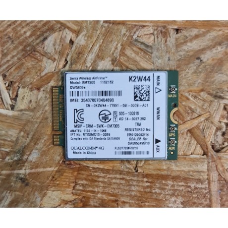 Placa Wireless Dell E5450 Recondicionado Ref: 005-100810