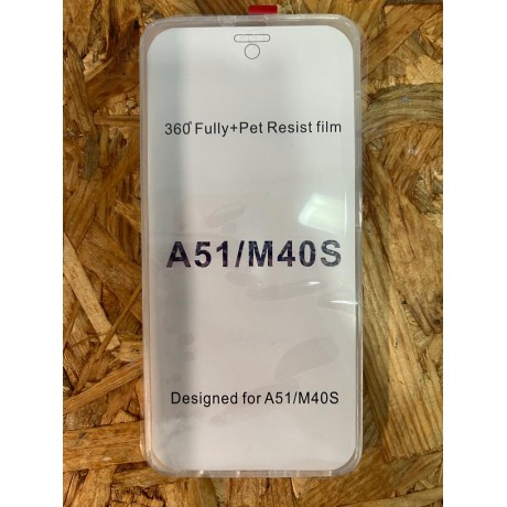 Capa Silicone Transparente 360 Samsung A51 5G