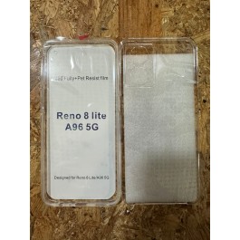 Capa de Silicone 360 Oppo A96 5G / Oppo Reno 8 Lite