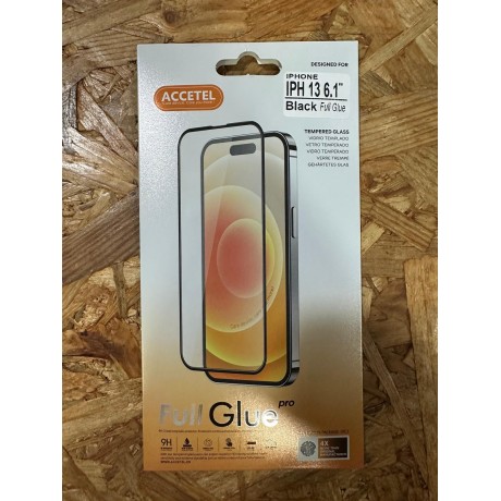 Pelicula de Vidro Completa 3D Preta Iphone 13 / Iphone 13 Pro