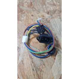 Ficha de Alimentação C/ Interruptor ON/OFF TV Mitsai 22UCBM09 Recondicionado