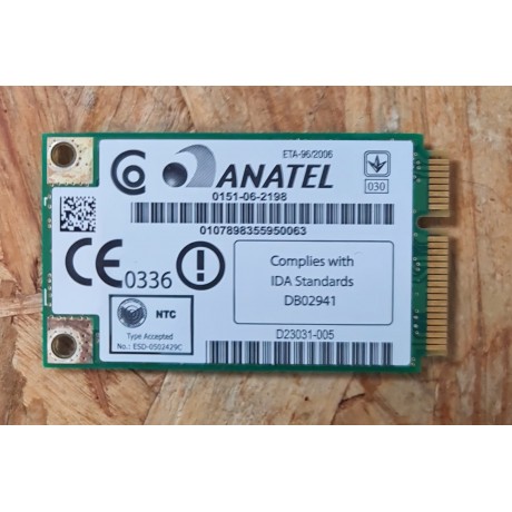 Placa Wireless HP Pavilion DV9380EA Recondicionado Ref: 0151-06-2198