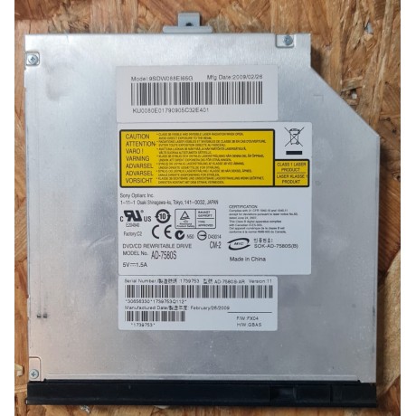 Leitor DVD Acer Aspire 5737 Recondicionado Ref: AD-7580S