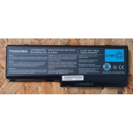 Bateria Toshiba Satellite P200-13H Recondicionado Ref: K000047620 (NAO SABEMOS AUTONOMIA)