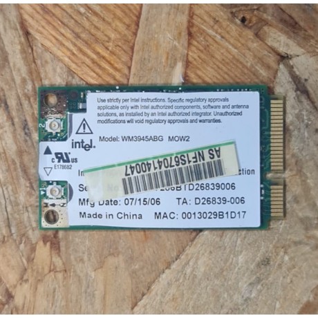 Placa Wireless Asus A6J Recondicionado Ref: WM3945ABG