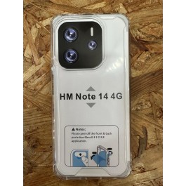 Capa de Silicone Transparente Rigida Xiaomi Redmi Note 14 4G / Xiaomi 24117RN76G