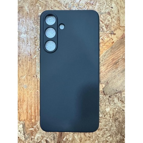Capa de Silicone Preta Samsung S25 Plus / Samsung SM-S936B