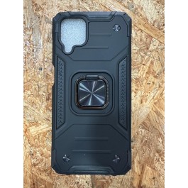 Capa de Silicone Preta Rigida C/ Anel Samsung A12 / Samsung SM-A125F/DSN