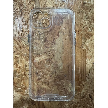 Capa de Silicone Transparente Rigida Iphone 15 Plus