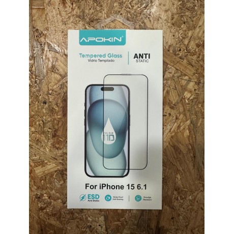 Pelicula de Vidro Completa 3D Iphone 15