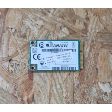Placa Wireless HP Compaq NC6320 Recondicionado Ref: 407676-002