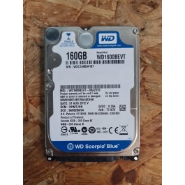 Disco Rigido 160GB WD SATA 2.5 Recondicionado Ref: WD1600BEVT