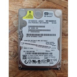 Disco Rigido 160GB WD SATA 2.5 Recondicionado Ref: WD1600BEVS