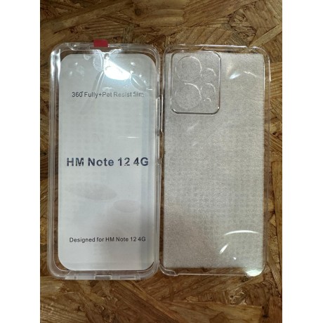 Capa de Silicone 360 Transparente Xiaomi Redmi Note 12 4G / Xiaomi 23021RAAEG
