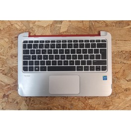 Cover C/ Teclado HP 11-N010NP Recondicionado Ref: 759976-001 ( AMASSADO NA LATERAL ESQUERDA )