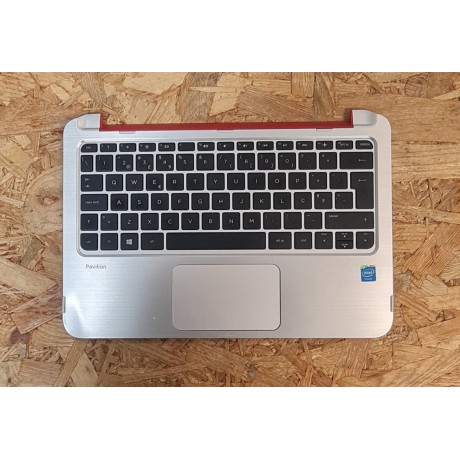 Cover C/ Teclado HP 11-N010NP Recondicionado Ref: 759976-001 ( AMASSADO NA LATERAL ESQUERDA )