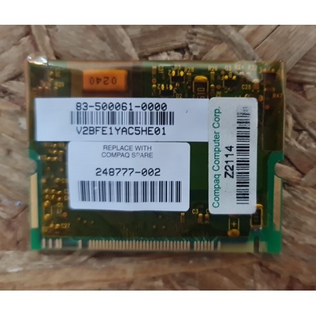 Placa Wireless HP Compaq Evo N1020 Recondicioando Ref: 248777-002
