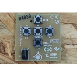 Botão ON/OFF & Multimedia C/ Sensor IR TCL 32DD420 Recondicionado Ref: 40-32D120-FBA1LG