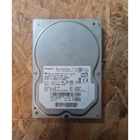 Disco Rigido 80GB Hitachi SATA 3.5 Recondicionado Ref: HDS728080PLA380