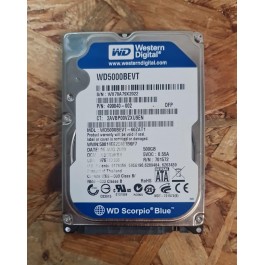 Disco Rigido 500GB WD SATA 2.5 Recondicionado Ref: WD5000BEVT (APENAS PARA EXTERNO)