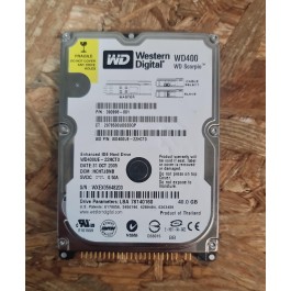 Disco Rigido 40GB WD IDE 2.5 Recondicionado Ref: WD400UE-22HCT0