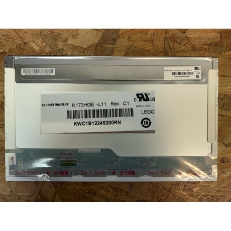 Display 17.3" Innolux Recondicionado Ref: N173HGE -L11 Rev. C1