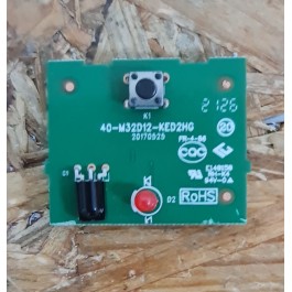 Botão ON / OFF & Sensor IR TV Xiaomi L32M6-6AEU Recondicionado Ref : 40-M32D12-KED2HG