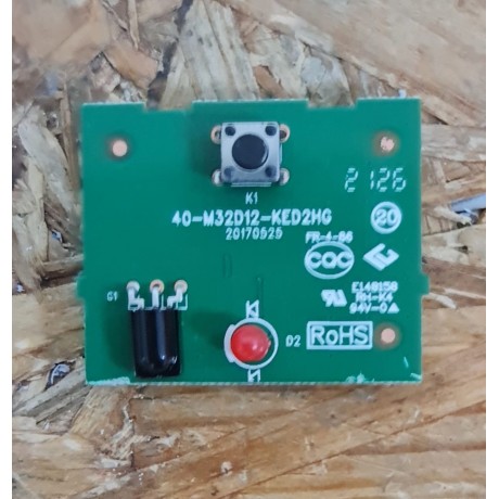 Botão ON / OFF & Sensor IR TV Xiaomi L32M6-6AEU Recondicionado Ref : 40-M32D12-KED2HG
