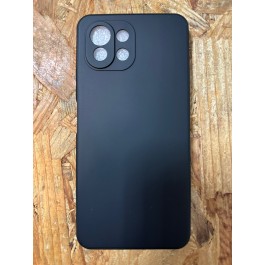 Capa de Silicone Preta Xiaomi Mi 11 Lite / Xiaomi M2101K9AG