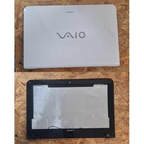 Back Cover LCD & Bezel Sony Vaio SVE445M-1EW Recondicionado Ref: 012-001A-9904-A / 012-101A-9905-A