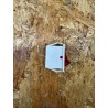 Interruptor Branco C/ Botão Vermelho 3 Pinos