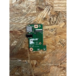 USB Board C/ Jack Audio Asus F553M Recondicionado Ref: 69N0RLB10A00