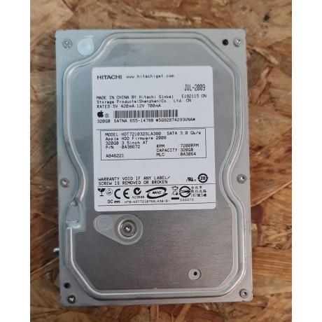 Disco Rigido 320GB Hitachi SATA 3.5 Recondicionado Ref: HDT21032SLA380