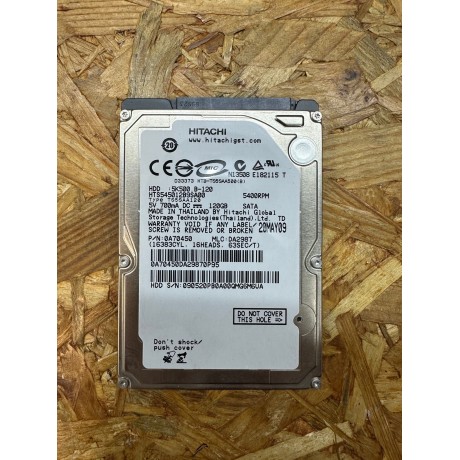 Disco Rigido 120Gb Hitachi SATA 2.5 Recondicionado Ref: HTS541612J9SA00