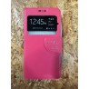 Capa Flip Cover Rosa Claro Alcatel Pixi 3 5.0