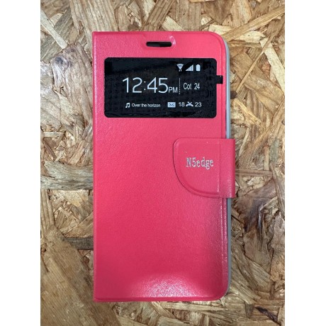 Capa Flip Cover Rosa Samsung Note Edge / Samsung SM-N9150