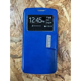 Capa Flip Cover Azul ZTE Blade L5 / ZTE Blade L5 Plus