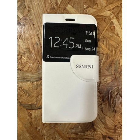 Capa Flip Cover Branca Samsung S5 Mini / Samsung SM-G800H