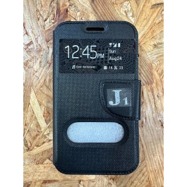 Capa Flip Cover Preta Samsung J1 / Samsung SM-J100F