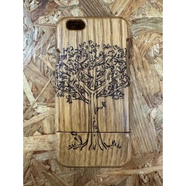 Capa de Madeira Tematica Arvore iPhone 6