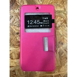 Capa Flip Cover Rosa Wiko Rainbow Up