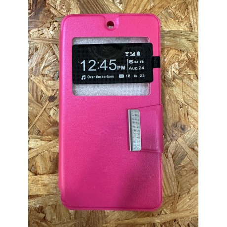 Capa Flip Cover Rosa Wiko Rainbow Up