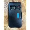 Capa Flip Cover Preta Alcatel Idol 4 / Alcatel 6055K