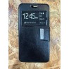 Capa Flip Cover Preta Wiko Lenny 3 Max