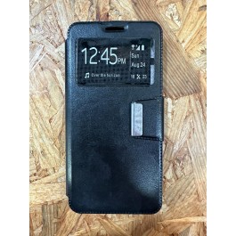 Capa Flip Cover Preta Wiko View XL