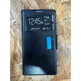 Capa Flip Cover Preta ZTE Blade L2 / ZTE Meo Smart A75 Blade