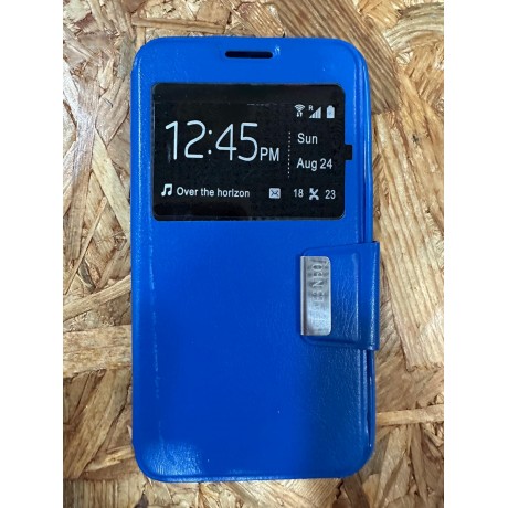 Capa Flip Cover Azul Samsung Note 3 Neo